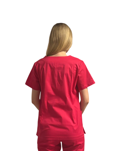 Zestaw medyczny - Scrubs, bluza + spodnie, kolor amarant
