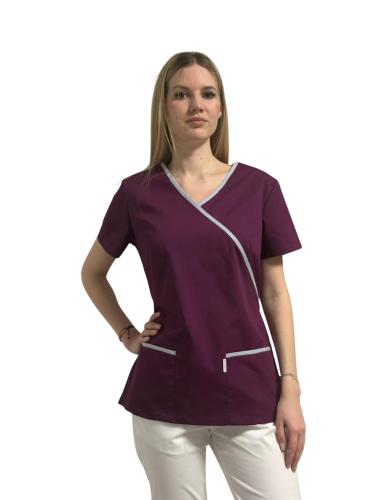 Bluza medyczna z lamówką