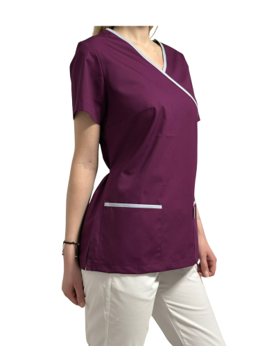 Bluza medyczna z lamówką
