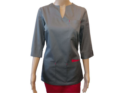 Bluza medyczna -kosmetyczna szara