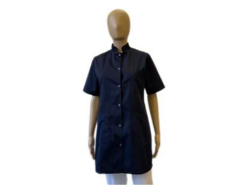 Żakiet medyczny - fartuch  granatowy z stójką