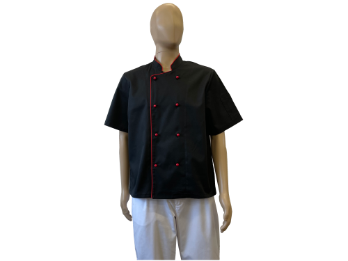 bluza kucharska czrna z czerwona lamówką 3.png